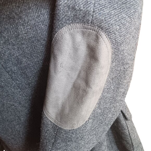 Mens 44 XL Western Blazer Vintage 90's Wool Tweed Leather Elbow Patch Mexico - Picture 7 of 11